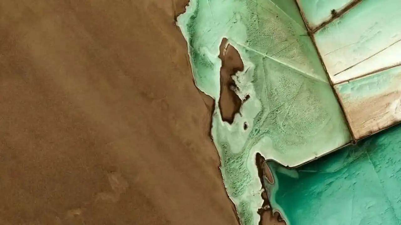 google Earth satellite pictures, strange landscapes