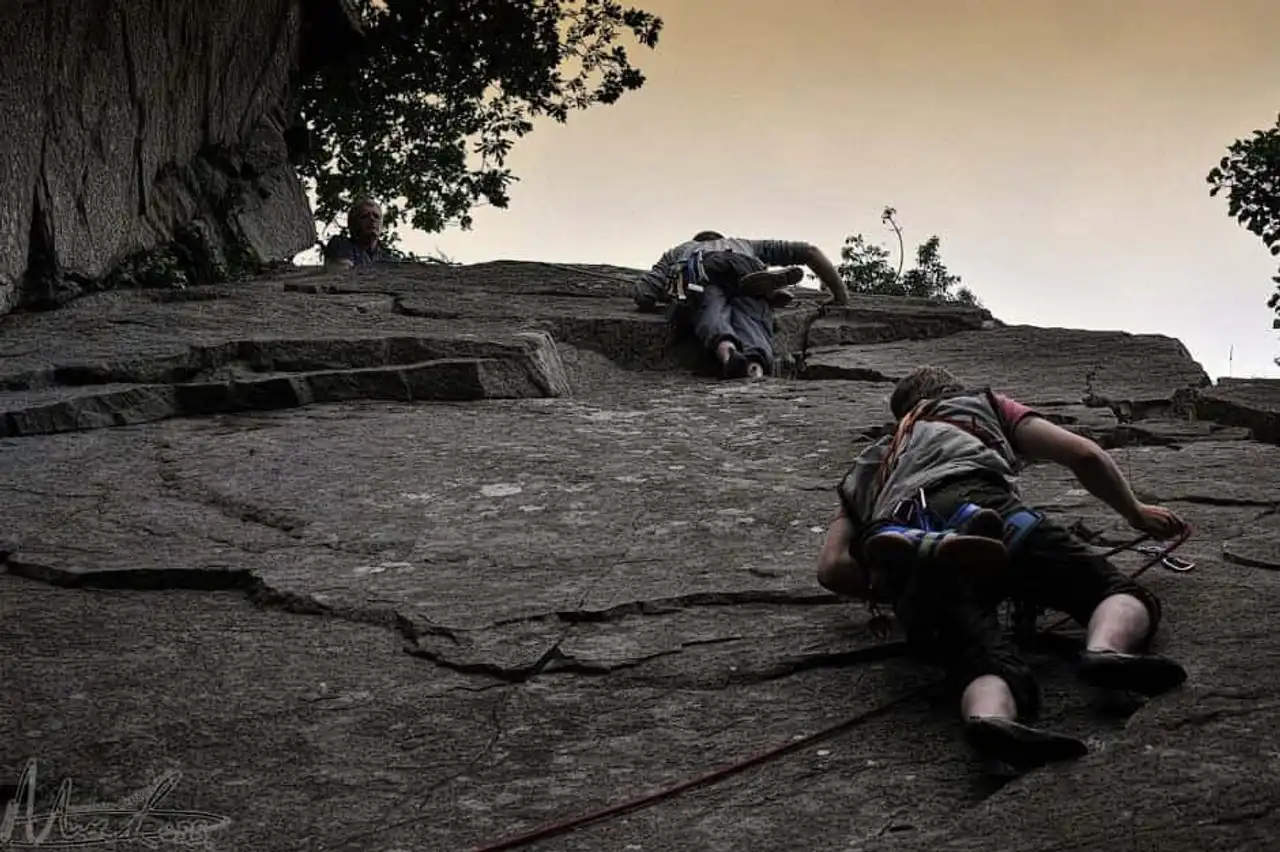 photos of impressive climbing spots